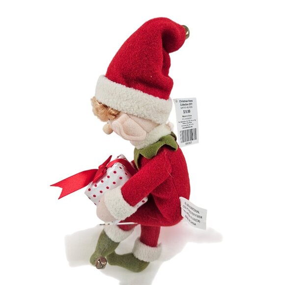 Hobby Lobby Christmas Home Collection 2011 Santas Helper Shelf Sitter Elf NWT - Picture 7 of 10